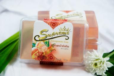 สบู่ล้างหน้าทับทิมสุพรีม (POMEGRANATE  SOAP)