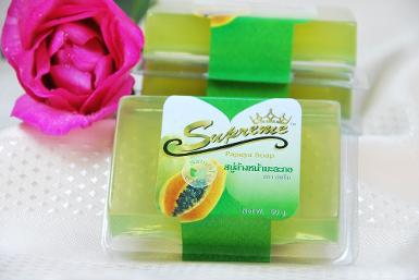 สบู่ล้างหน้ามะละกอสุพรีม (PAPAYA  SOAP)